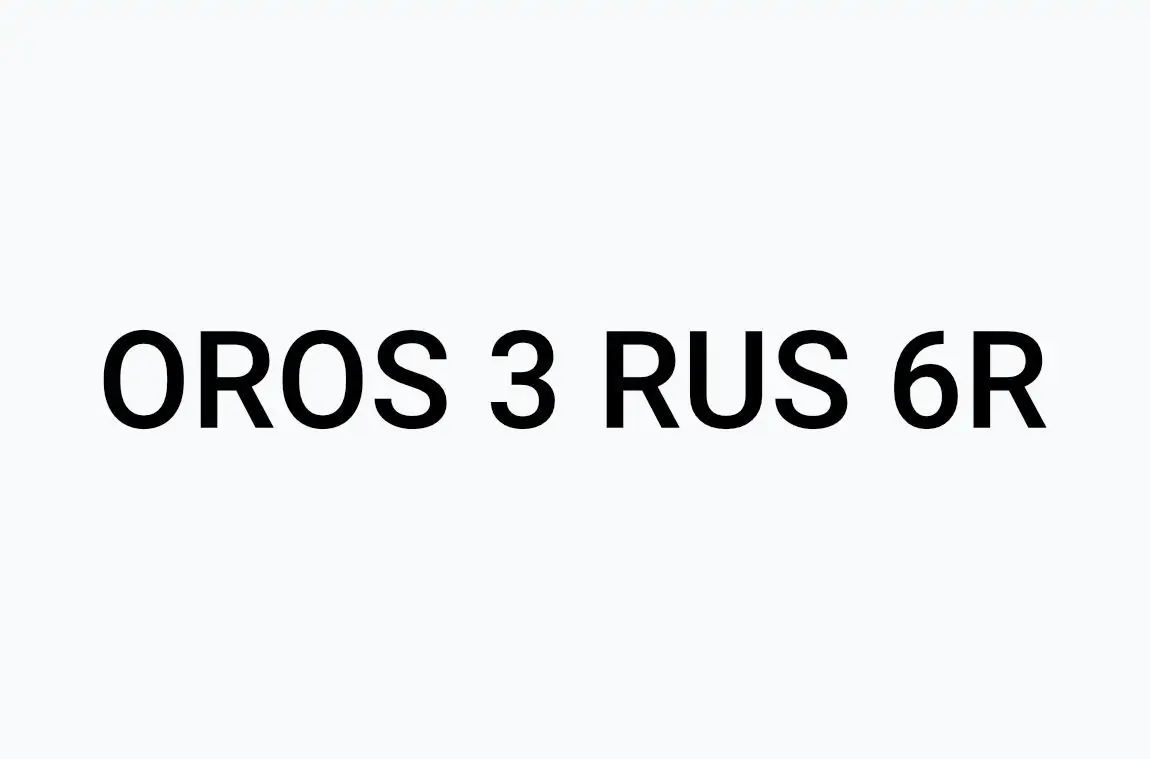 OROS III RUS 6R