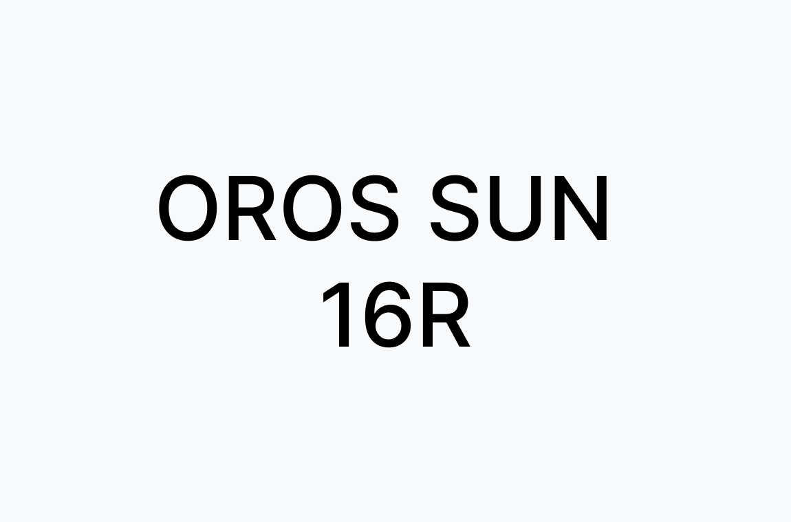 OROS SUN 16R