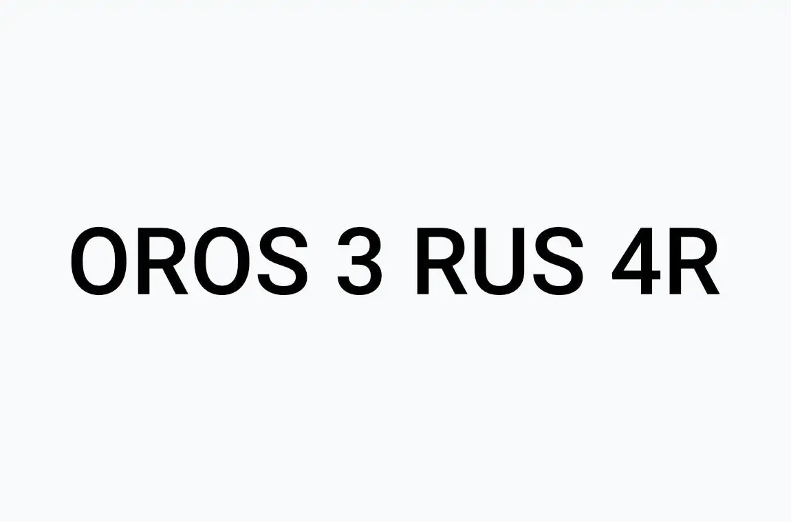 OROS III RUS 4R
